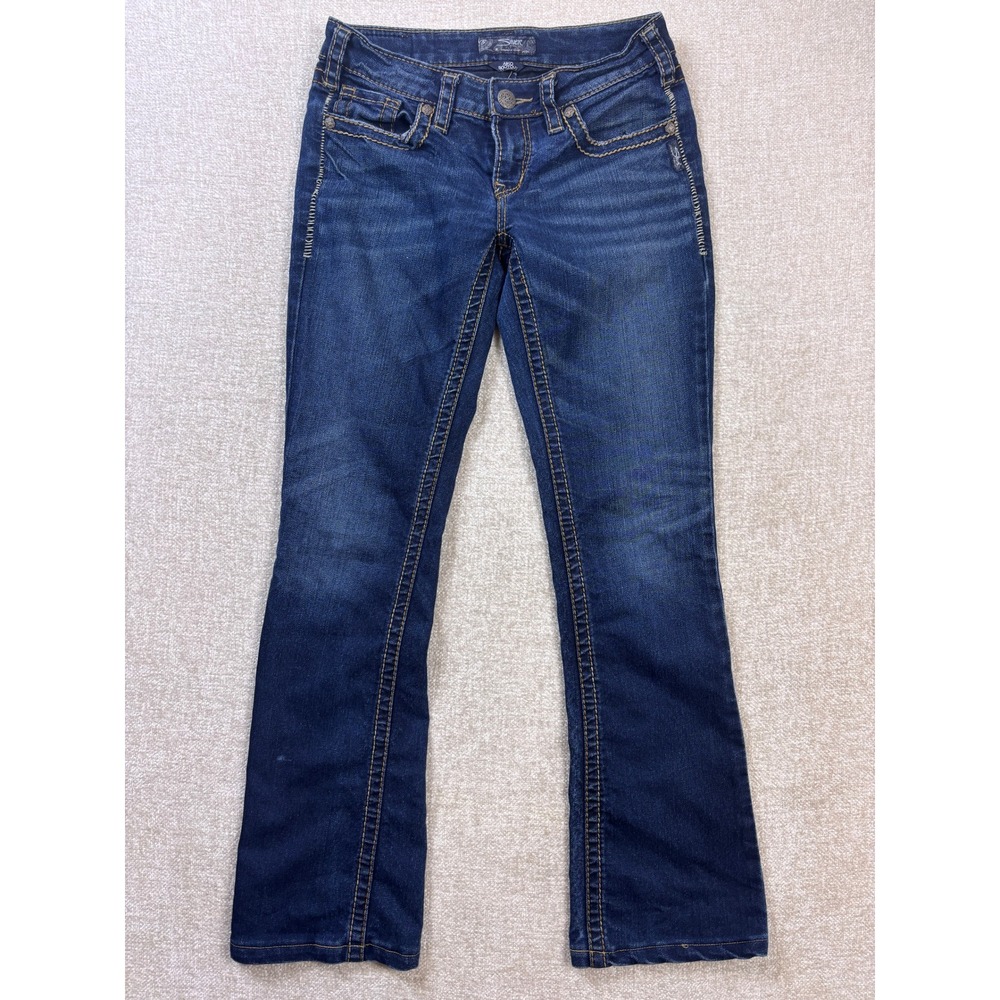 Silver Jeans Co Aiko Bootcut Dark Wash Denim Jeans W27 L33 L9528SMD414